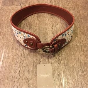 Anthropologie NWT Floral Belt